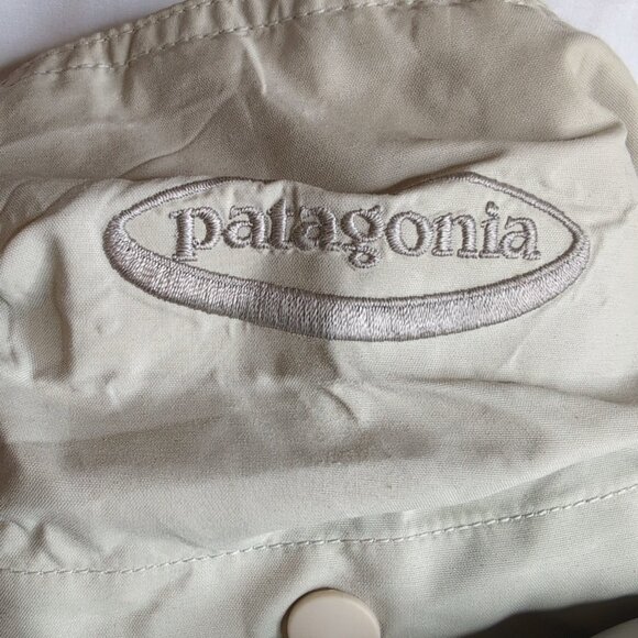 Vintage Patagonia Women's Beige/Tan Ski/Snowboard Shell Jacket Snow Skirt Size M - Picture 11 of 13